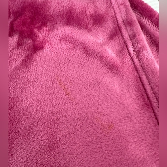The Comfy hot pink fuschia one size wearable blanket hooded sweatshirt warm soft - Picture 5 of 9
